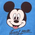 Disney Family Matching Character Print Solid Short-sleeve Tops Color block image 3