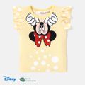 Disney Toddler Girl Character Print Naia™ Flutter-sleeve Tee Yellow image 1