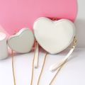 Colorful Heart Shape Chain Bag for Mom and Me White image 2