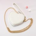 Colorful Heart Shape Chain Bag for Mom and Me White image 5
