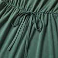 Solid Dark Green Cross Back Sling Rompers for Mommy and Me Dark Green