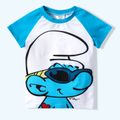 Smurfs Big Graphic Family Matching Tops and Romper Blue image 5