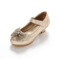 Toddler / Kid Bowknot Fashionable Shoes Gold