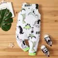 1pc Baby Boy casual Animal & Dinosaur Jumpsuits Color block
