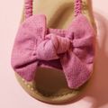 Baby / Toddler Solid Bowknot Sandals Hot Pink