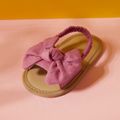 Baby / Toddler Solid Bowknot Sandals Hot Pink