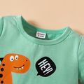 2pcs Baby Boy  Animal Print Polyester Summer More Festivals Sets Baby's Sets Color block