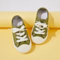 طفل / طفل الأحذية قماش الكلاسيكية أخضر غامق image 1
