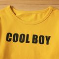 Kid Boy Casual Letter T-shirt Yellow image 3
