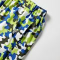 Camouflage Splice Sporty Pants for Toddlers / Kids Green