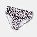 Leopard Color Block Family Matching Swimsuits Color block