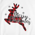 Merry Christmas Series Deer Print Family Matching Sweatshirts Beige