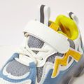 Toddler / Kid LED Velcro Closure Breathable Sports Shoes Grey