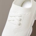Toddler Boy / Girl Trendy Solid Breathable Athletic shoes Creamy White image 4
