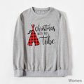 Merry Christmas Series Family Matching Sweatshirts Grey
