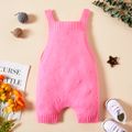 Baby Boy/Girl Knit Solid Overalls Jumpsuits Pink