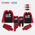 Smurfs Christmas PRESENTS Family Pajamas Set and Face Mask(Flame Resistant) Red