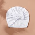 Baby / Toddler Solid Bowknot Hat White image 2