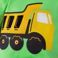 Baby Boy Vehicle Truck Print Long-sleeve Jumpsuit Green image 5