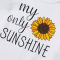 Sunflower Series White T-shirts for Mom and Me White