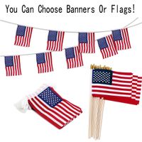 25-pack/10-pack Hand Shaker Independence Day Decoration