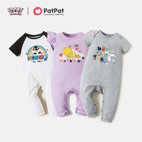 Looney Tunes Baby Boy/Girl Cotton Short-sleeve Graphic Jumpsuit