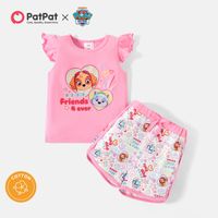 PAW Patrol 2-piece Toddler Girl Cotton Pup Friend Tee and Shorts Set