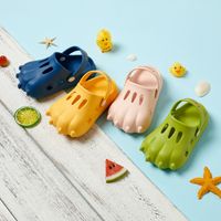 Toddler / Kid Solid Cartoon Bear Paw Sandals