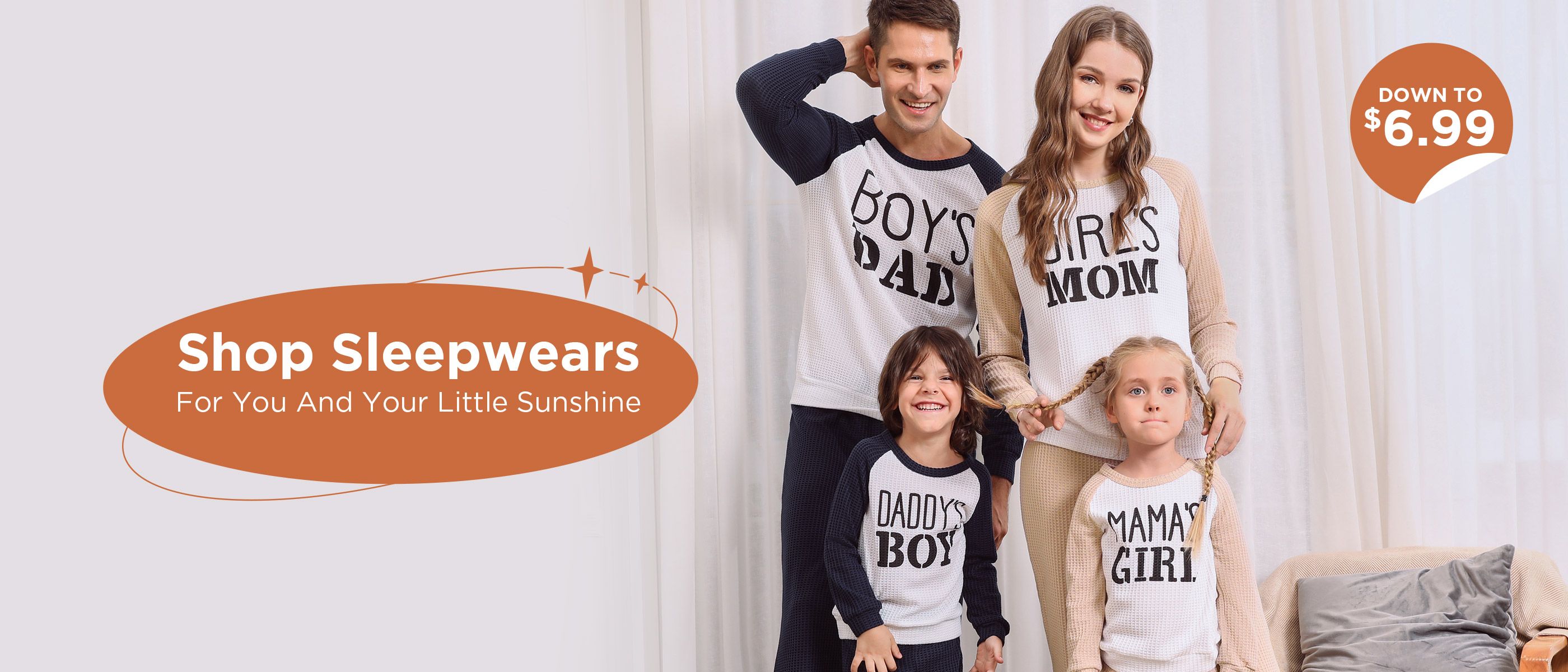 Shop  Sleepwears For You And Your Little Sunshine