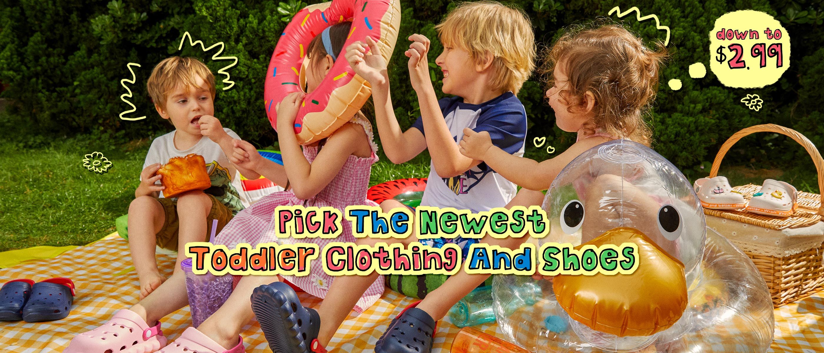 Pick The Newest Toddler Clothing And Shoes