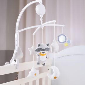 Cartoon Baby Bed Bell Crib Rattles Music Educational Infant Baby Toys