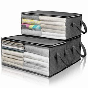 Bed Bottom Storage Box Folding Quilt Clothes Dustproof Moisture-proof Container Under Bed Storage Bag
