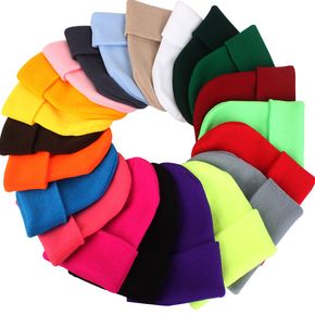 Winter Hats for Women Men Knitted Autumn Female Beanie Warm Bonnet Casual Cap