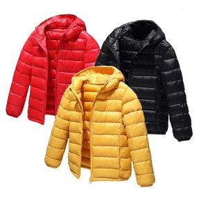 Kid Boy/Kid Girl Zipper Solid Hooded Coat