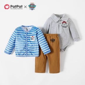 PAW Patrol Little Boy Stripe Top and Cotton Basic Bodysuit and Pants Sets