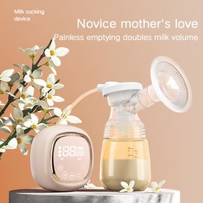 tire-lait électrique rechargeable avec écran tactile intelligent pour l'aspiration du lait maternel et le massage des seins
