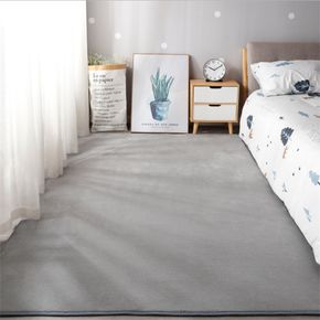 Minimalist Pure Color Carpet Bedside Indoor Rug Restaurant Living Bedroom Carpet