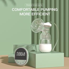 Electric Breast Pump with Smart Touch Screen for Breast Milk Suction and Breast Massage