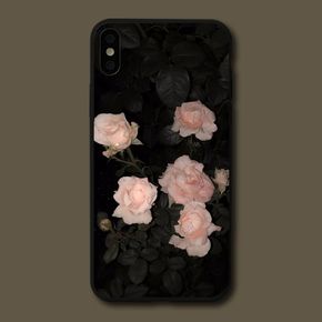 rosa rose iphone hülle weiche tpu schutzhülle für iphone 7/7 plus/11/11 pro/11 pro max/12/12 pro/12 pro max/12 mini/x/xs max/xr