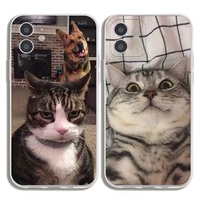 iPhone Case Cute Cats Emoji Phone Case for iPhone 7/7 Plus/11/11 Pro/11 Pro Max/12/12 Pro/12 Pro Max/12 Mini/X/XS Max/XR
