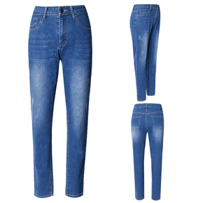 Casual Blue Skinny Jeans