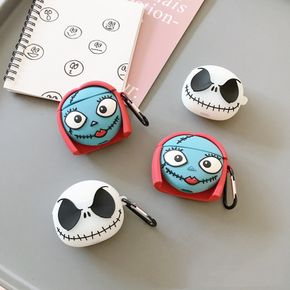 Punk Bluetooth Headset Cover Cartoon Silicone Earphone Cover Protective Shell for AirPods 1/2