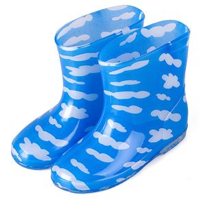 Toddler / Kid Blue Camouflage Pattern Rain Boots