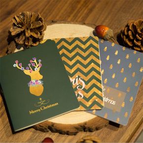 6-pack Folded Merry Christmas Wishes Cards Blessing Greeting Cards