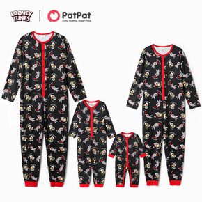 Looney Tunes Family Matching Allover Front Buttons Onesies Pajamas