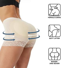 Frauen Butt Lifter gepolsterte Spitzenhöschen Body Shaper Bauch Hüfte Enhancer Shaper Höschen Unterwäsche
