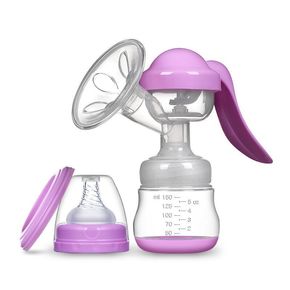 Manual Breast Pump Milking Machine with Scaled Breastmilk Collector for Breastfeeding
