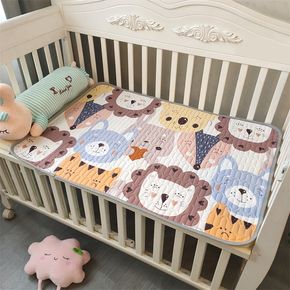 Baby Nappy Diapers Changing Pad Washable Reusable Breathable 5 Layer Animal Print Nappy Changing Mat
