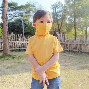 Stylish kid Boy Face Mask Short-sleeve T-shirt