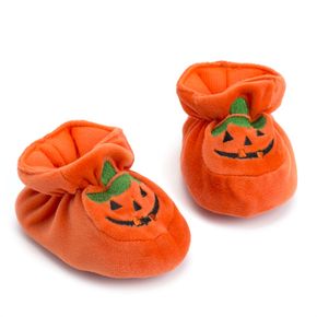 Halloween Baby / Toddler Pumpkin Soft Sole Prewalker Shoes